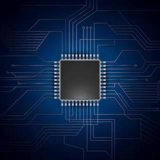 卡通芯片科技电路质感背景素材高清