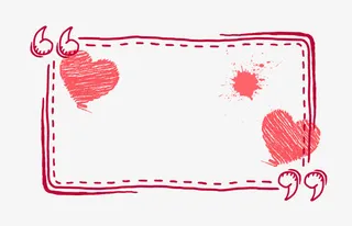 314白色情人节浪漫梦幻爱心边框免抠