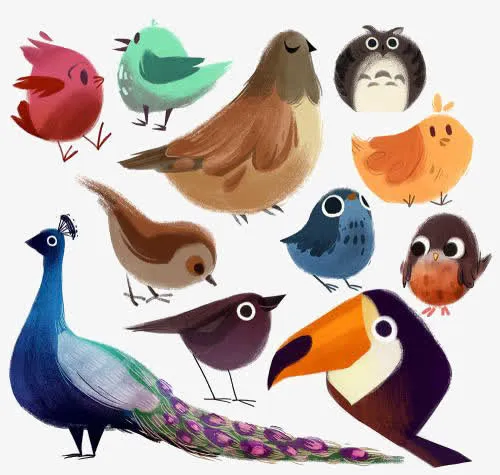 小鸟免抠