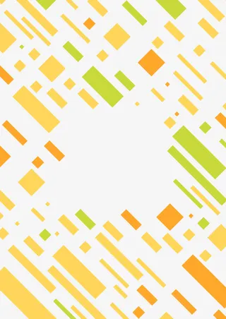 黄色不规则方格背景