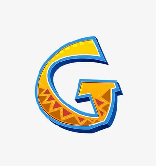 长颈鹿字母G免抠