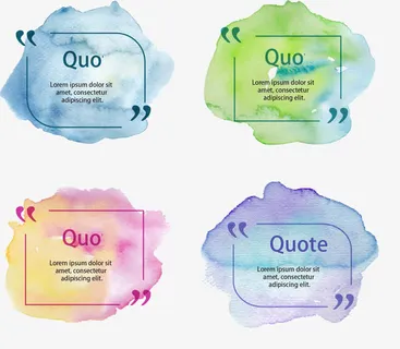 水彩对话框免抠