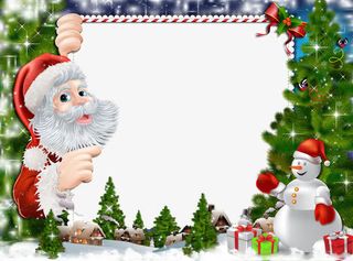 圣诞节装饰边框免抠