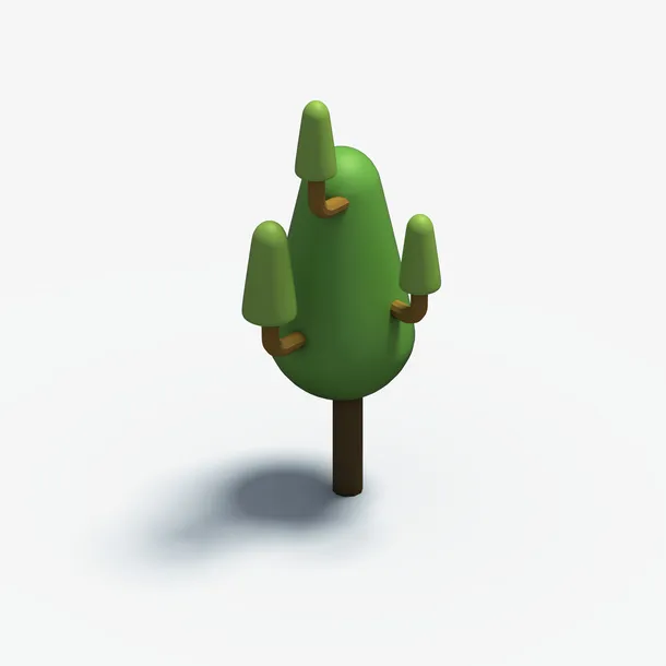 C4D植物3D立体模型免抠