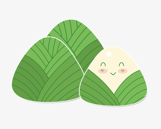 端午节促销卡通粽子免抠