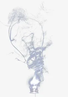艺术灯泡烟雾形状免抠 艺术灯泡烟雾形状免抠