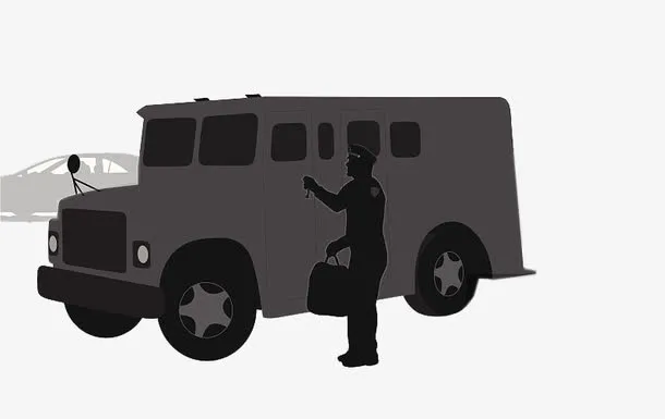 警察正在办理工事的过程免抠