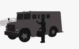 警察正在办理工事的过程免抠