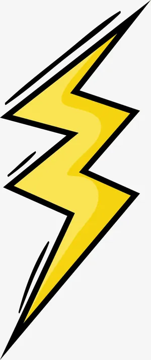 矢量图创意手绘闪电免抠