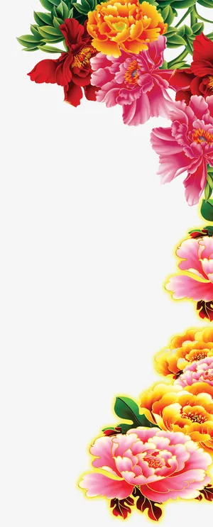 牡丹，富贵，中国风免抠