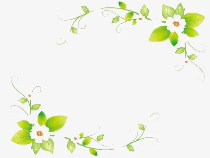 花朵边框免抠 花朵边框免抠