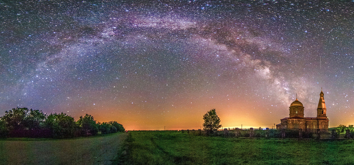 夜晚星空背景图高清