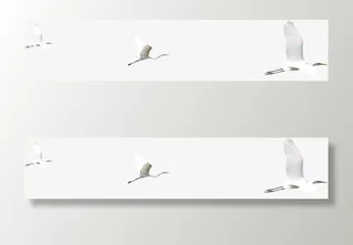 白色春天白鸽美景免抠装饰动物元素