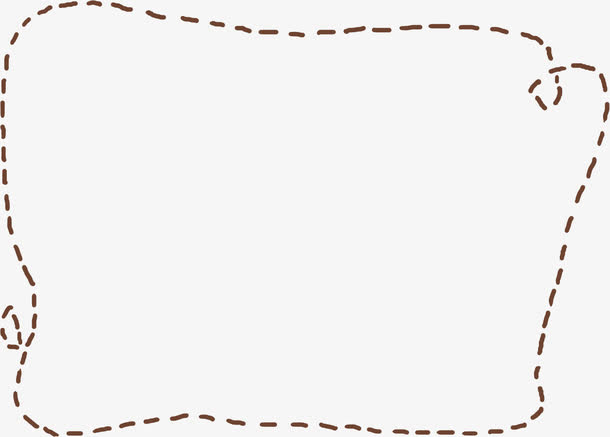 漂亮创意虚线框免抠