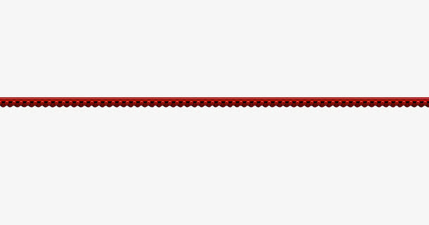 中国风红色砖瓦边框线免抠