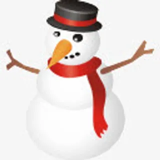 卡通雪人素材胡萝卜免抠