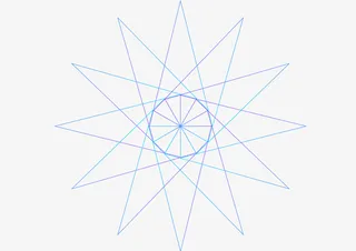 好看的渐变线条元素免抠