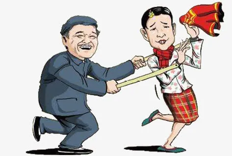 二人转漫画免抠