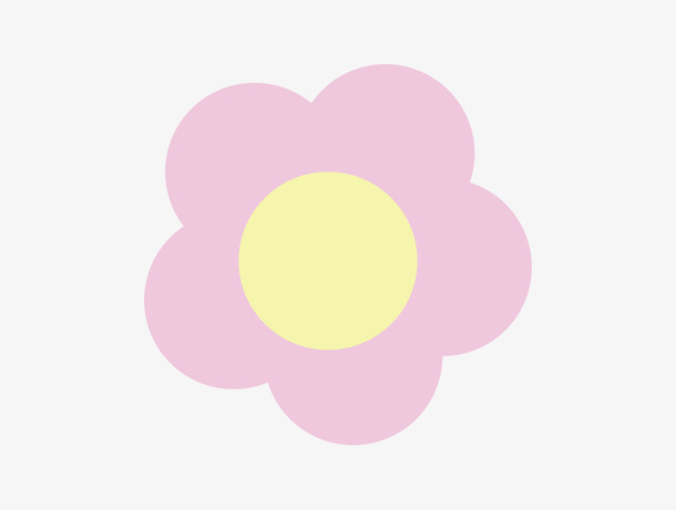 小花朵小粉花免抠