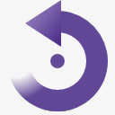 逆时针旋转图标免抠