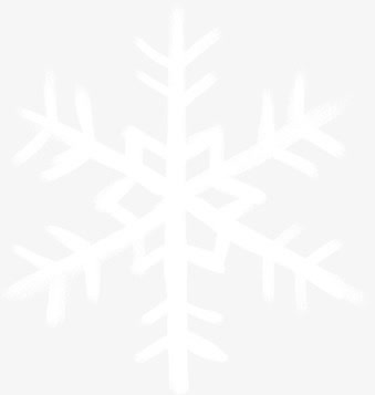 白色冬日唯美雪花设计免抠