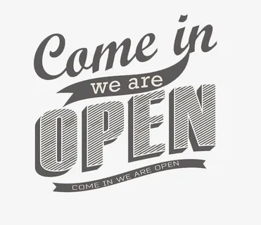 开业OPEN标志店招免抠