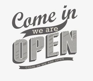 开业OPEN标志店招免抠