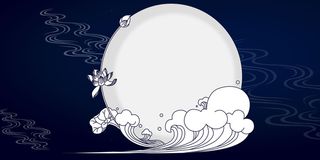 矢量古典中国风传统纹理花边背景高清