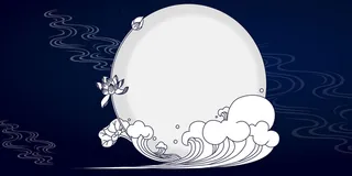 矢量古典中国风传统纹理花边背景高清