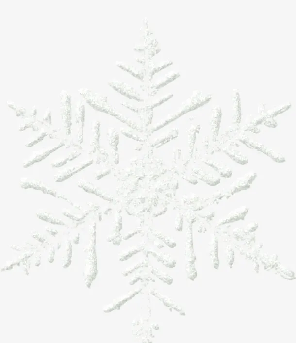 璀璨雪花免抠