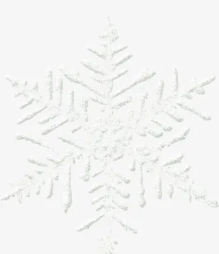 璀璨雪花免抠