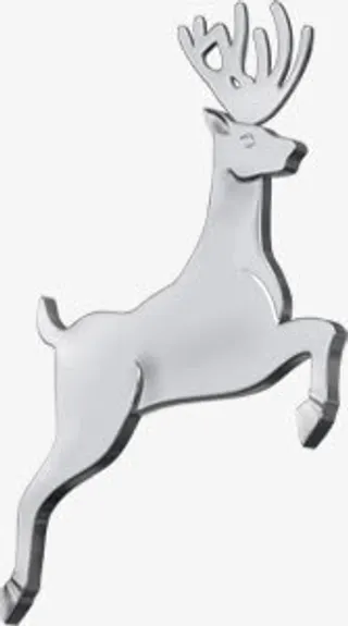 立体麋鹿圣诞节海报免抠