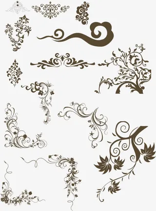 矢量祥云纹理免抠