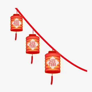卡通灯笼免抠