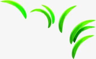 绿草绿叶春天图片免抠节日六一儿童节元素