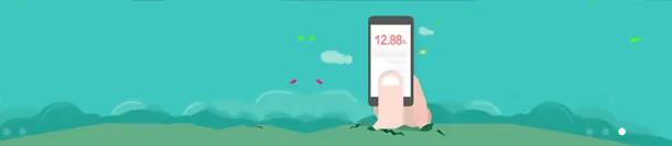 电商互联网金融理财背景banner