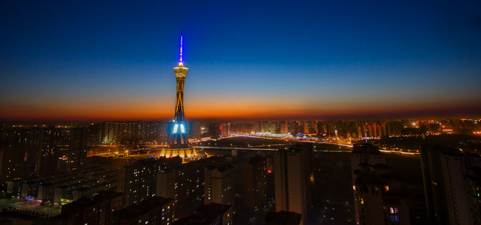 夜景城市海报素材高清
