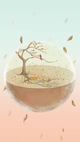 霜降插画素材免抠
