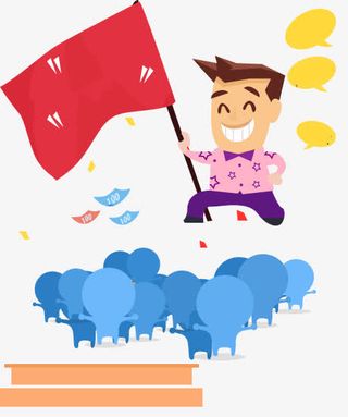 卡通促销元素免抠