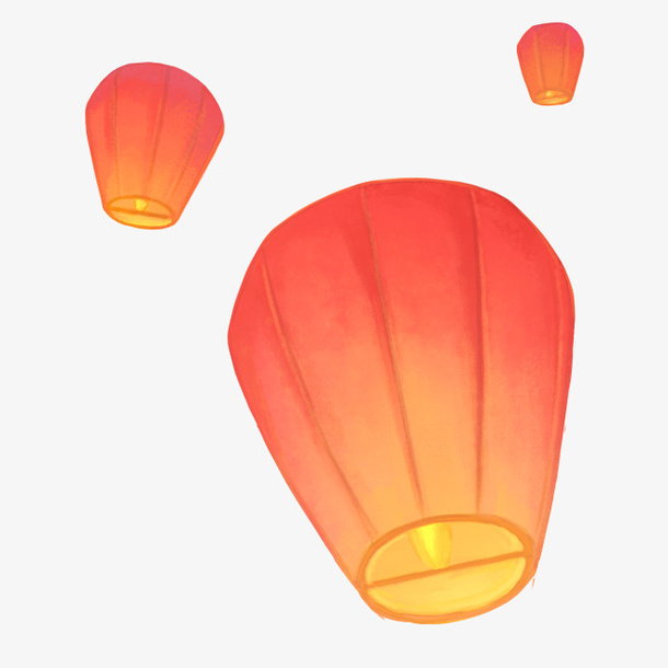中秋的天灯1免抠