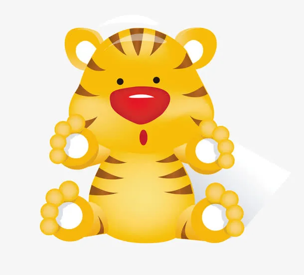 可爱小老虎免抠