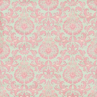 粉色欧式花纹免抠