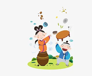 免抠卡通古代跳舞的男女免抠