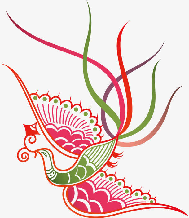中国风凤凰免抠