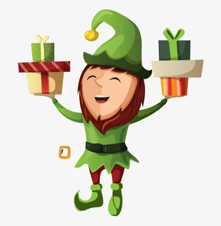 圣诞卡通元素0免抠