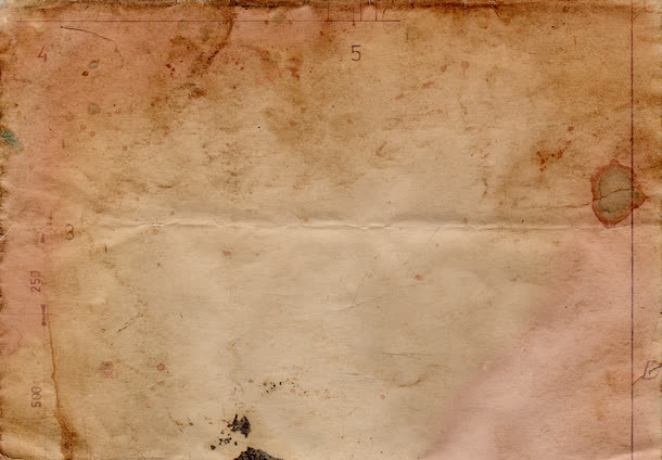 黄色发旧的纸张免抠