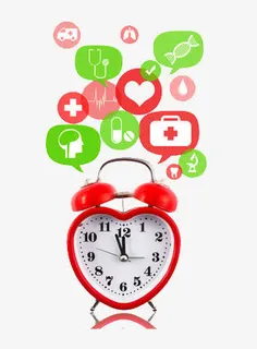 闹钟与图标免抠