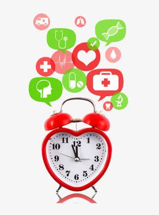 闹钟与图标免抠