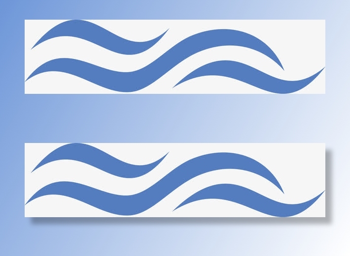 蓝色波浪线免抠