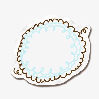 卡通提示框免抠